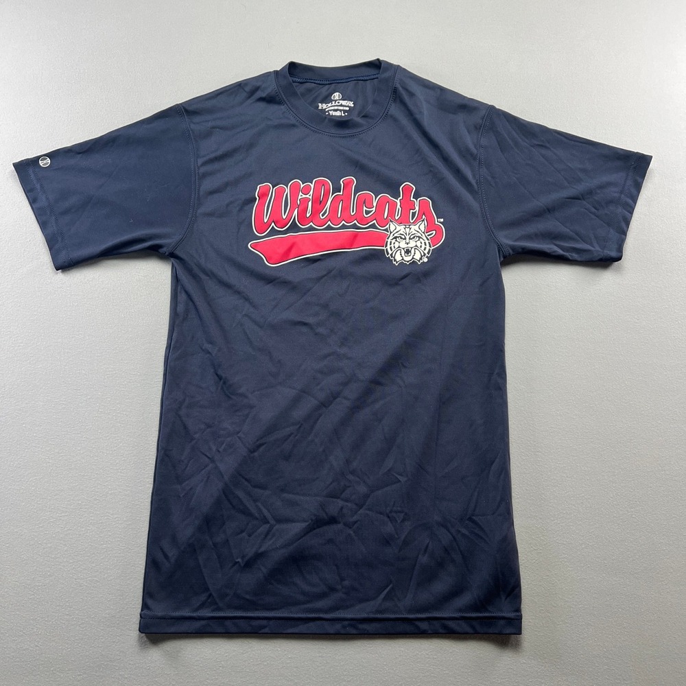 Holloway Athletic T Shirt Youth Large Navy Blue Arizona Wildcats NCAA Football